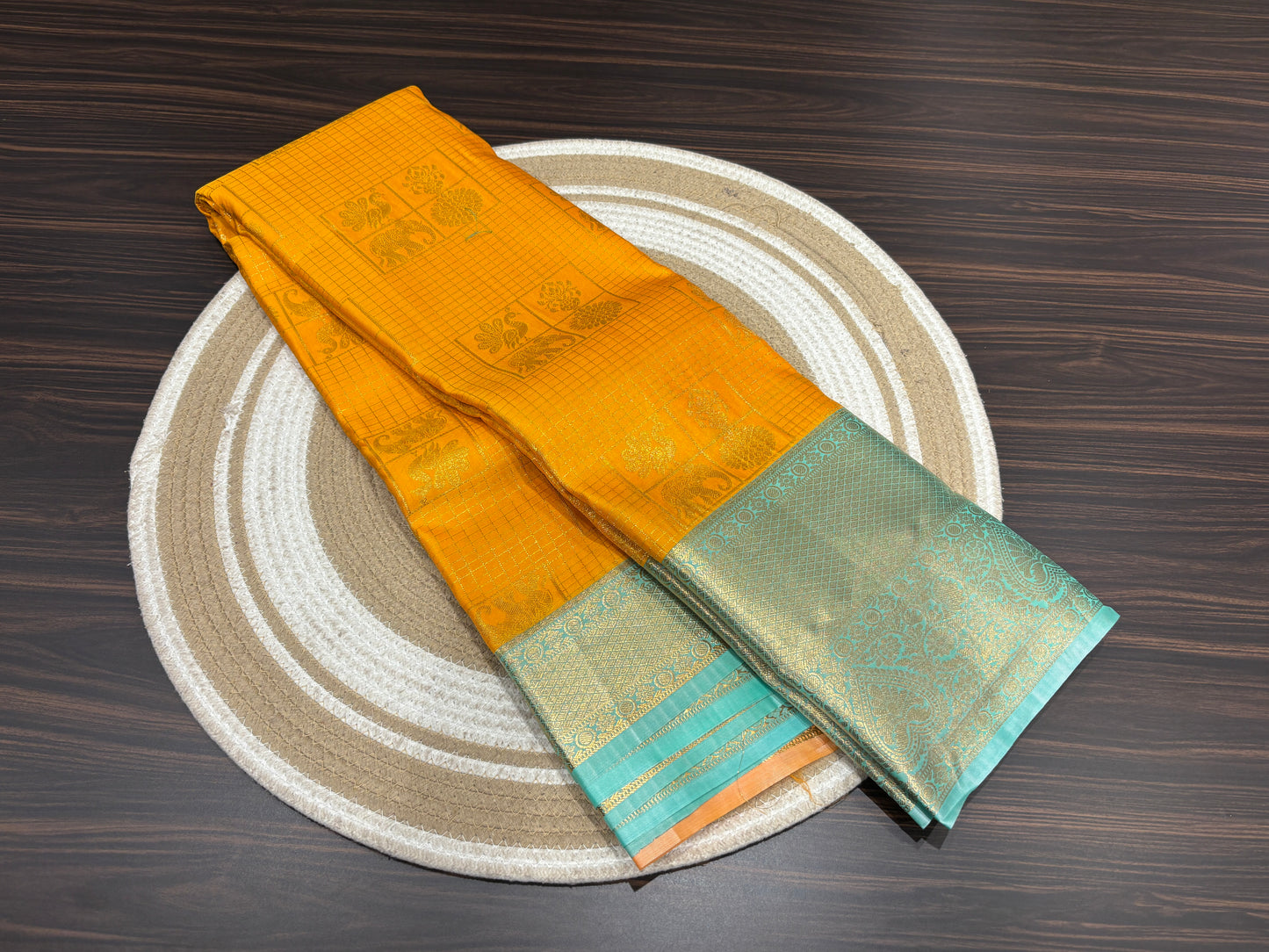 Semi Kanchipuram silk