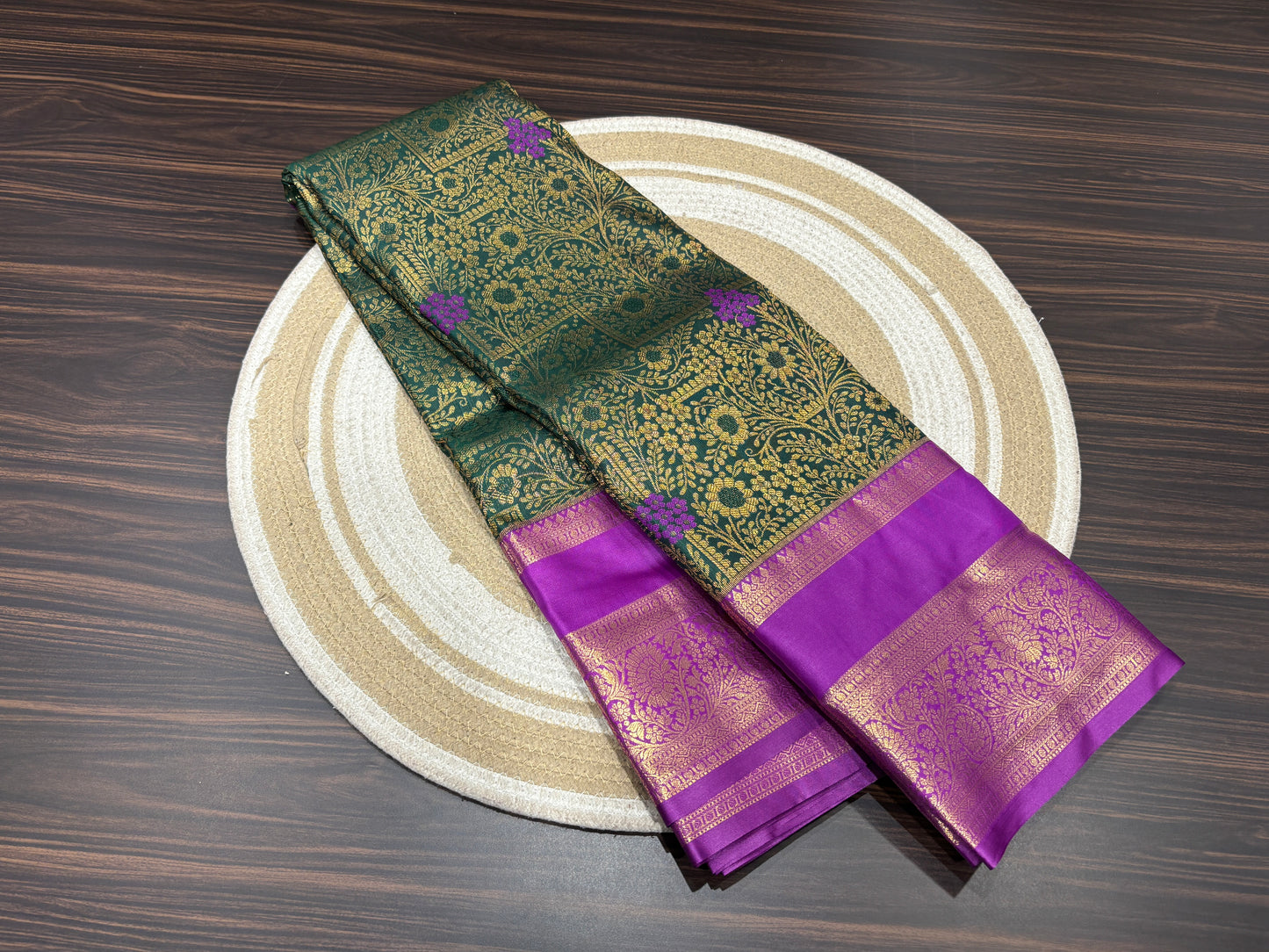 Semi Kanchipuram silk