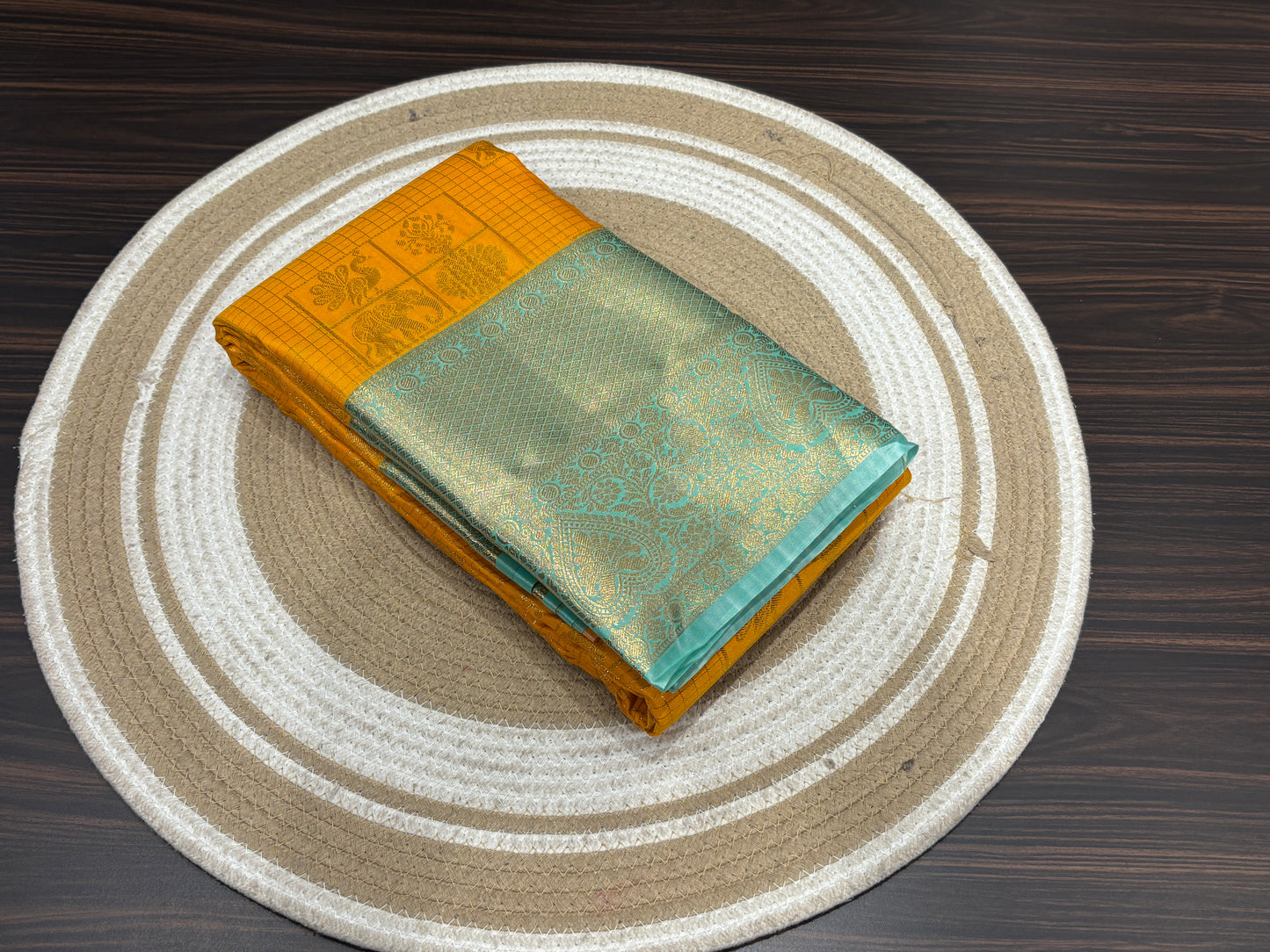 Semi Kanchipuram silk