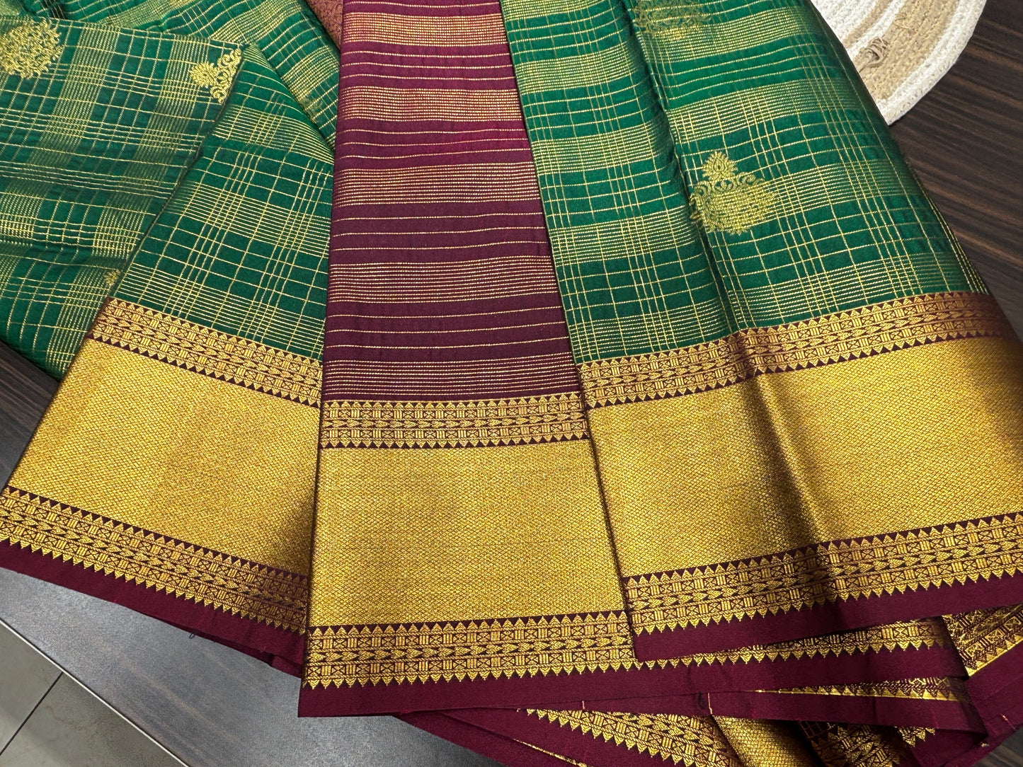 Semi Kanchipuram silk