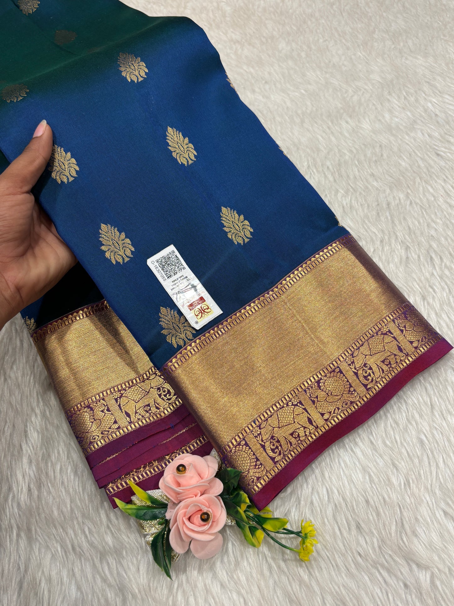 Pure Kanchipuram silk