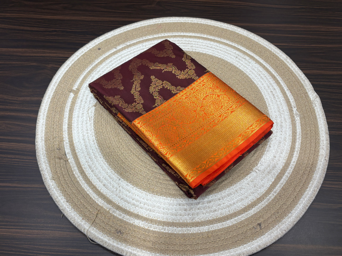 Semi Kanchipuram silk