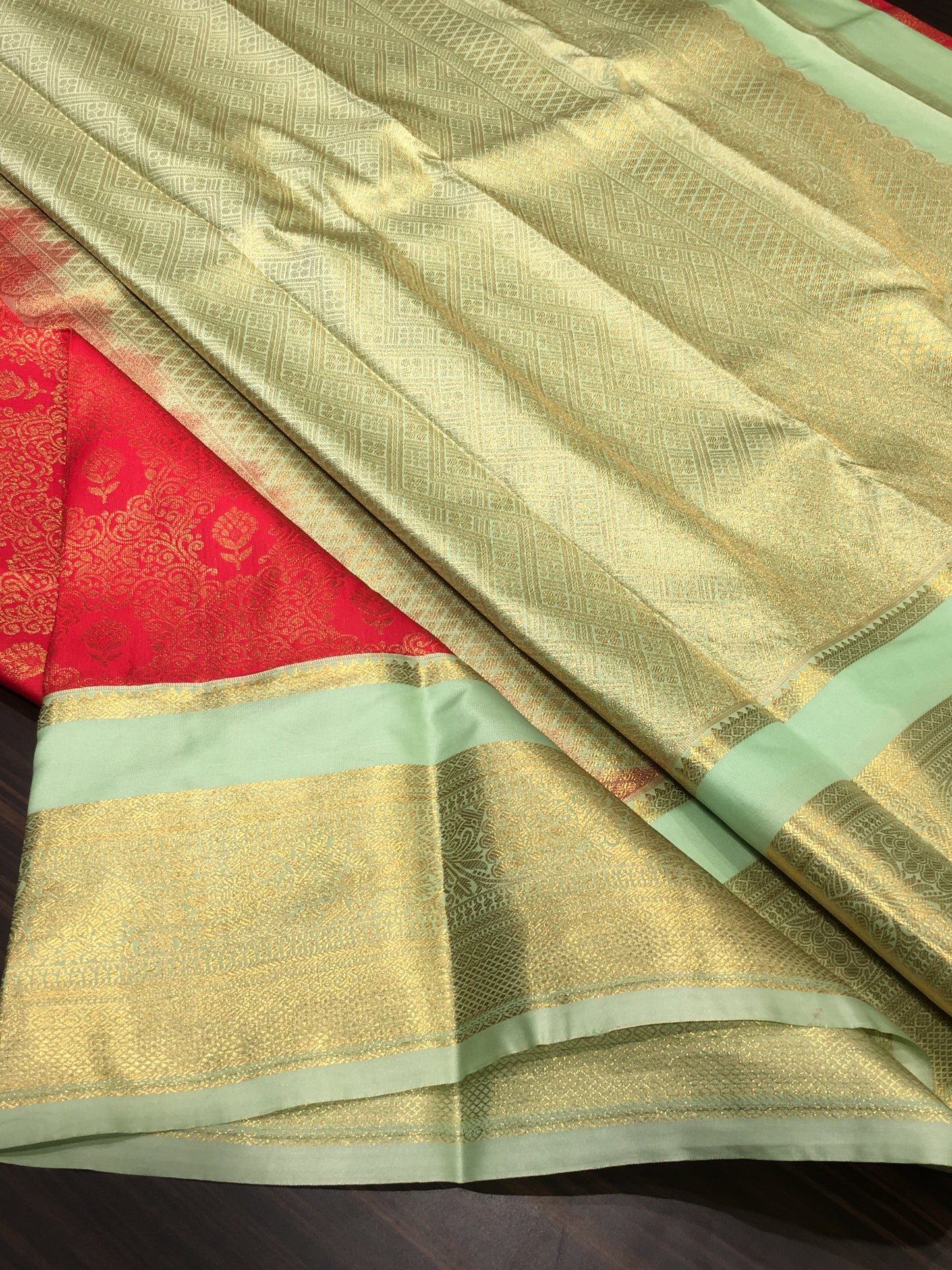 Semi Kanchipuram silk
