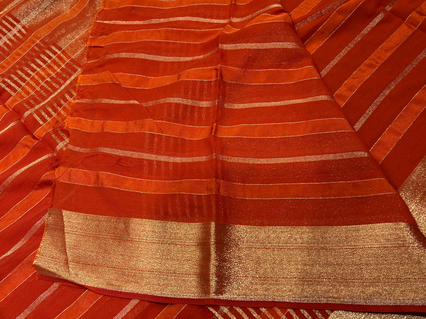 Mysore crape saree