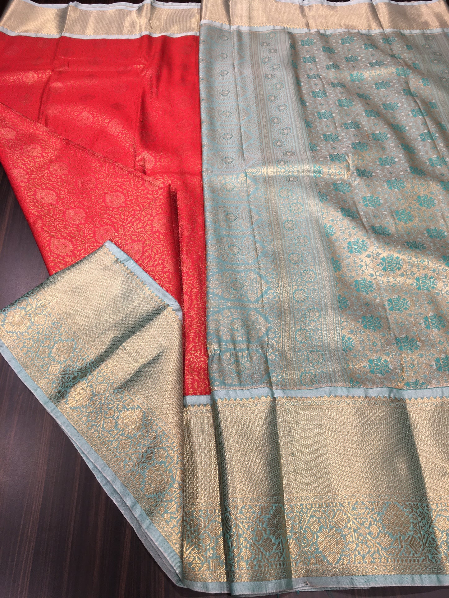 Semi Kanchipuram silk