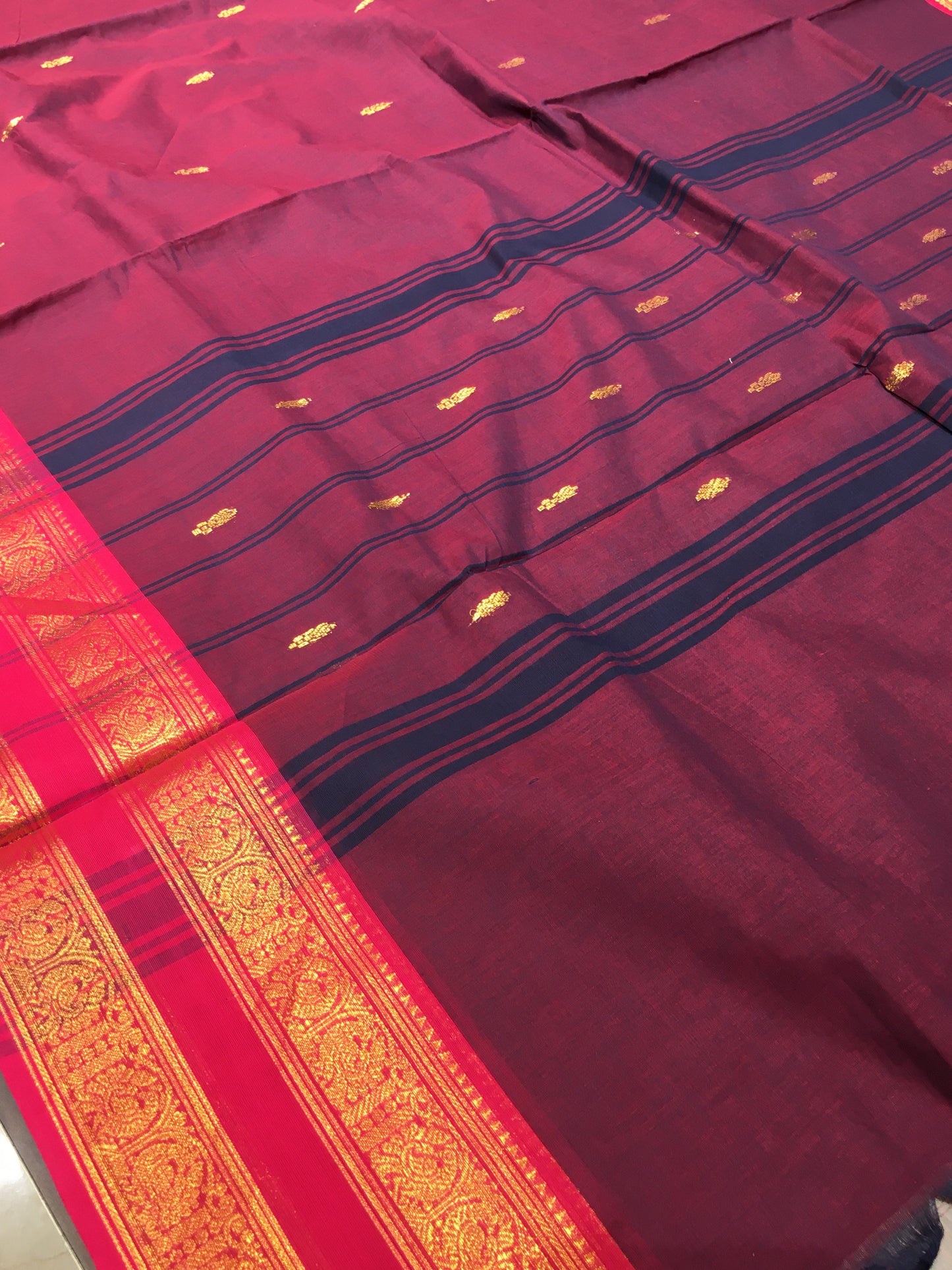 Fancy cotton saree