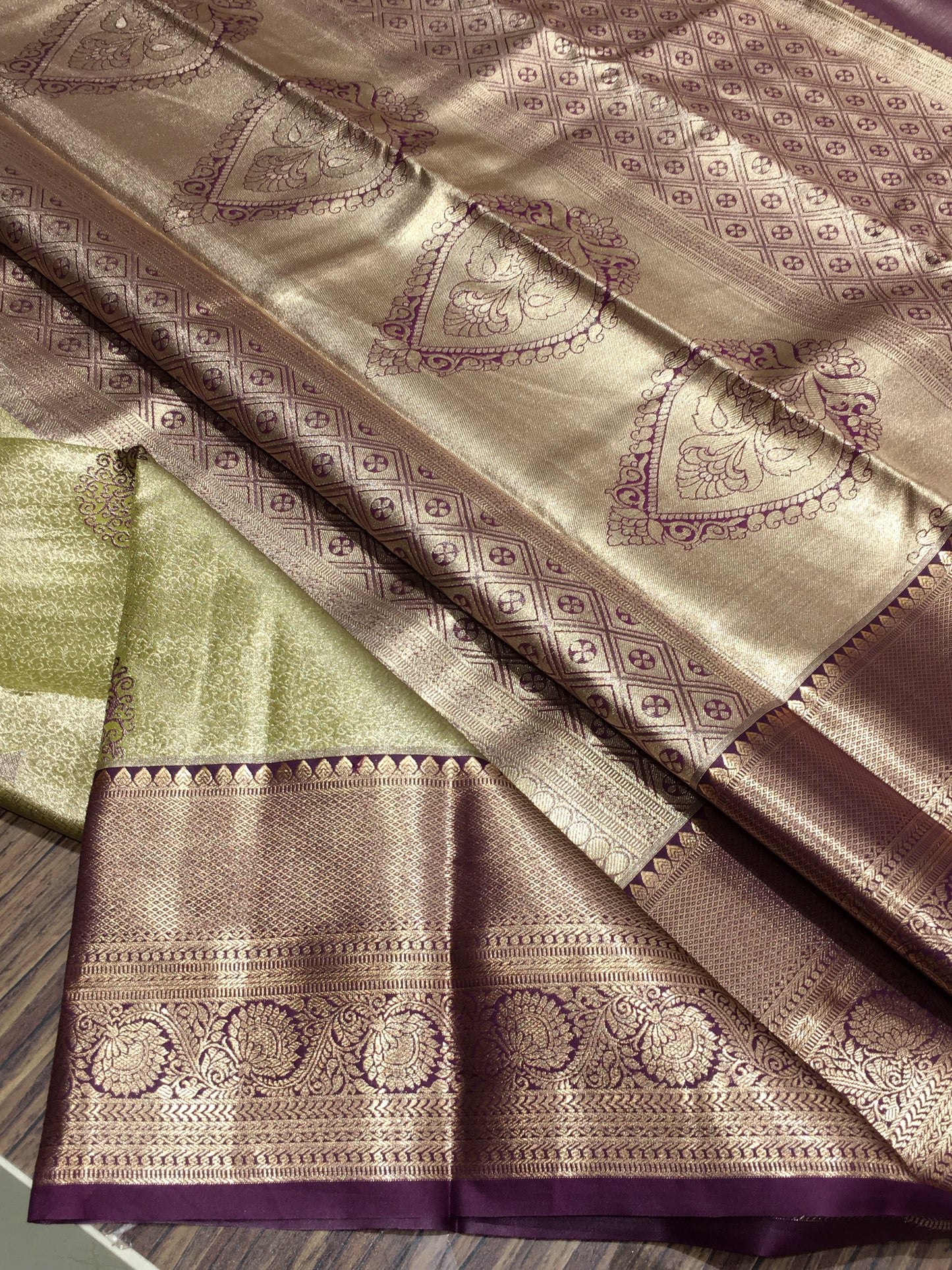 Semi kanchipuram tissue