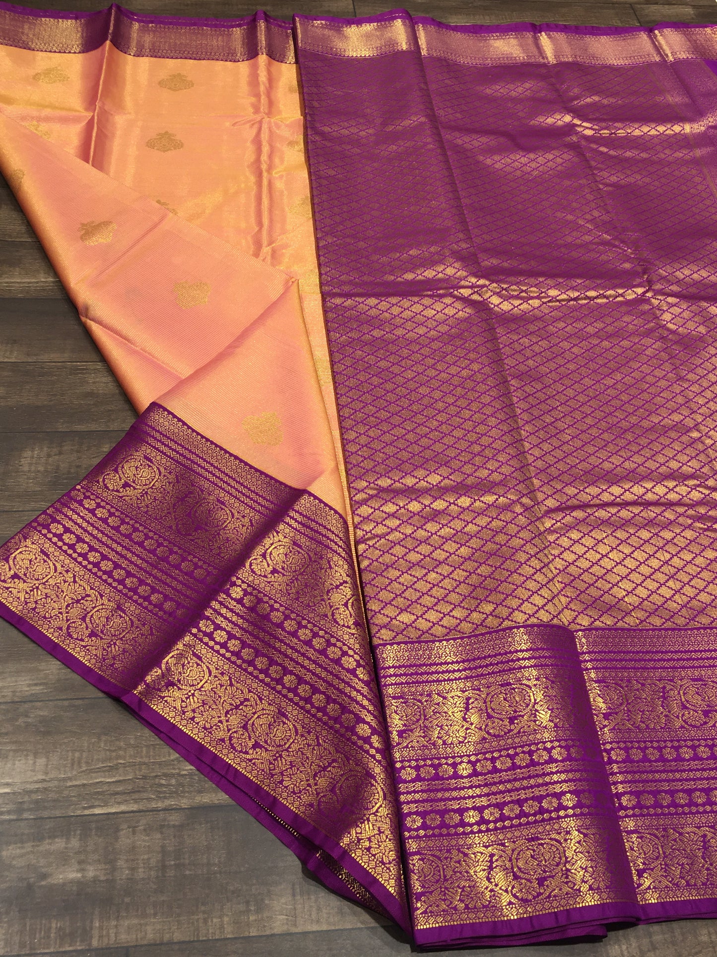 Semi Kanchipuram silk
