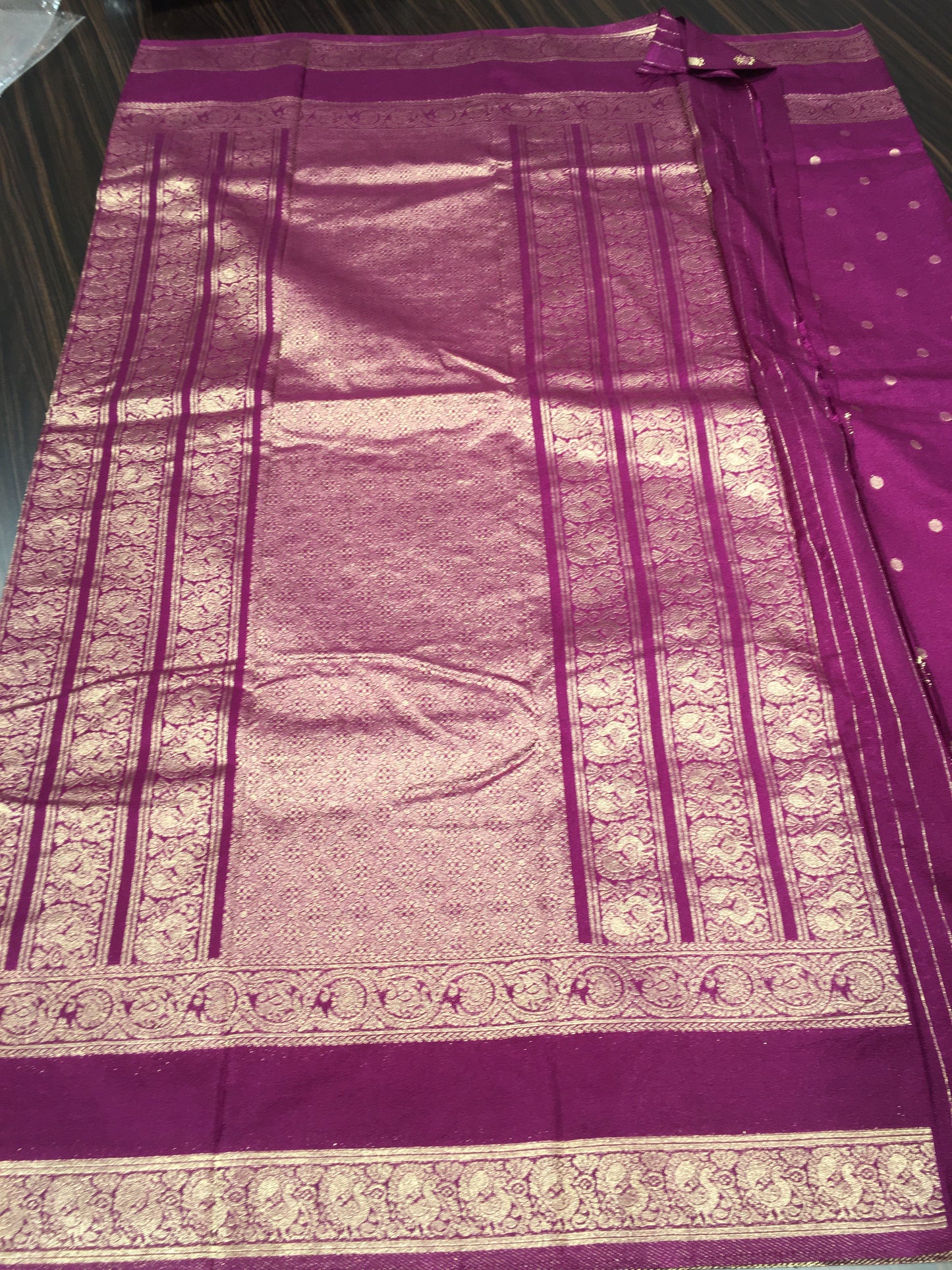 Soft crape saree