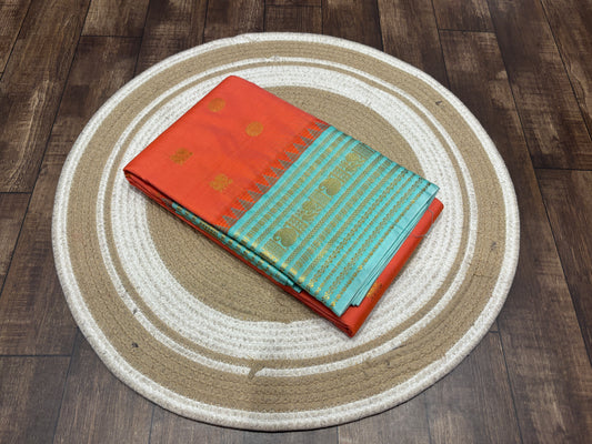 Semi Kanchipuram silk
