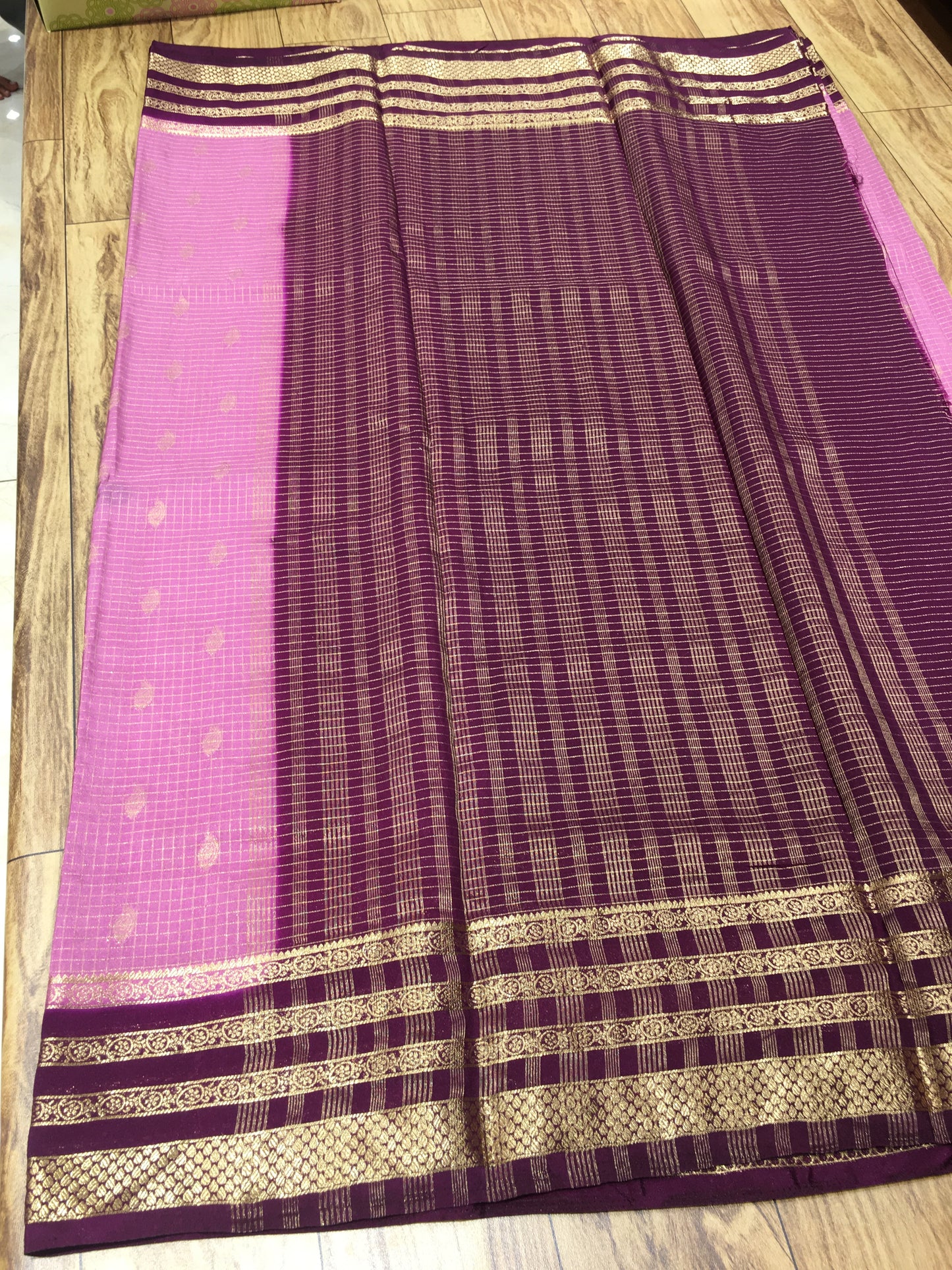 Semi Mysore Crape Silk