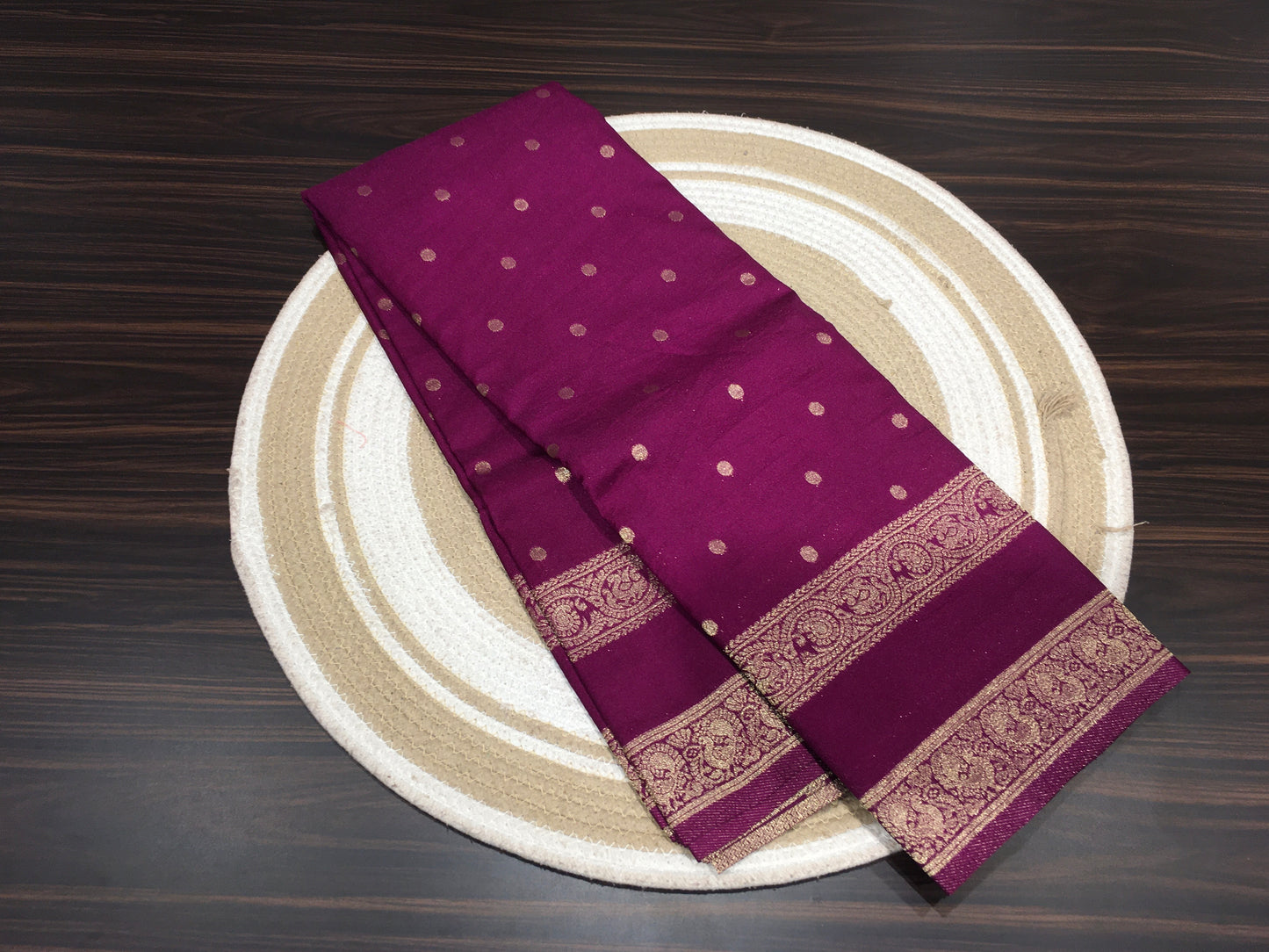 Soft crape saree