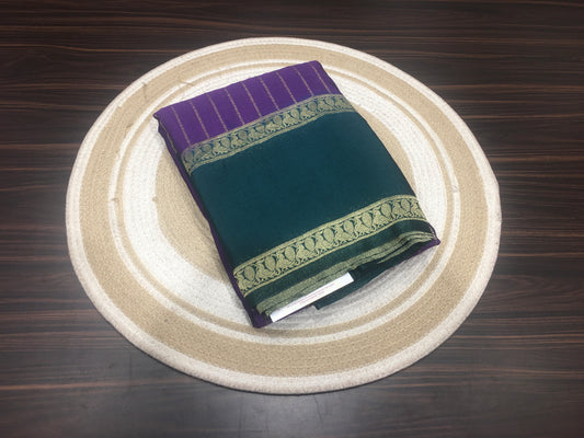 Chiffon crape saree