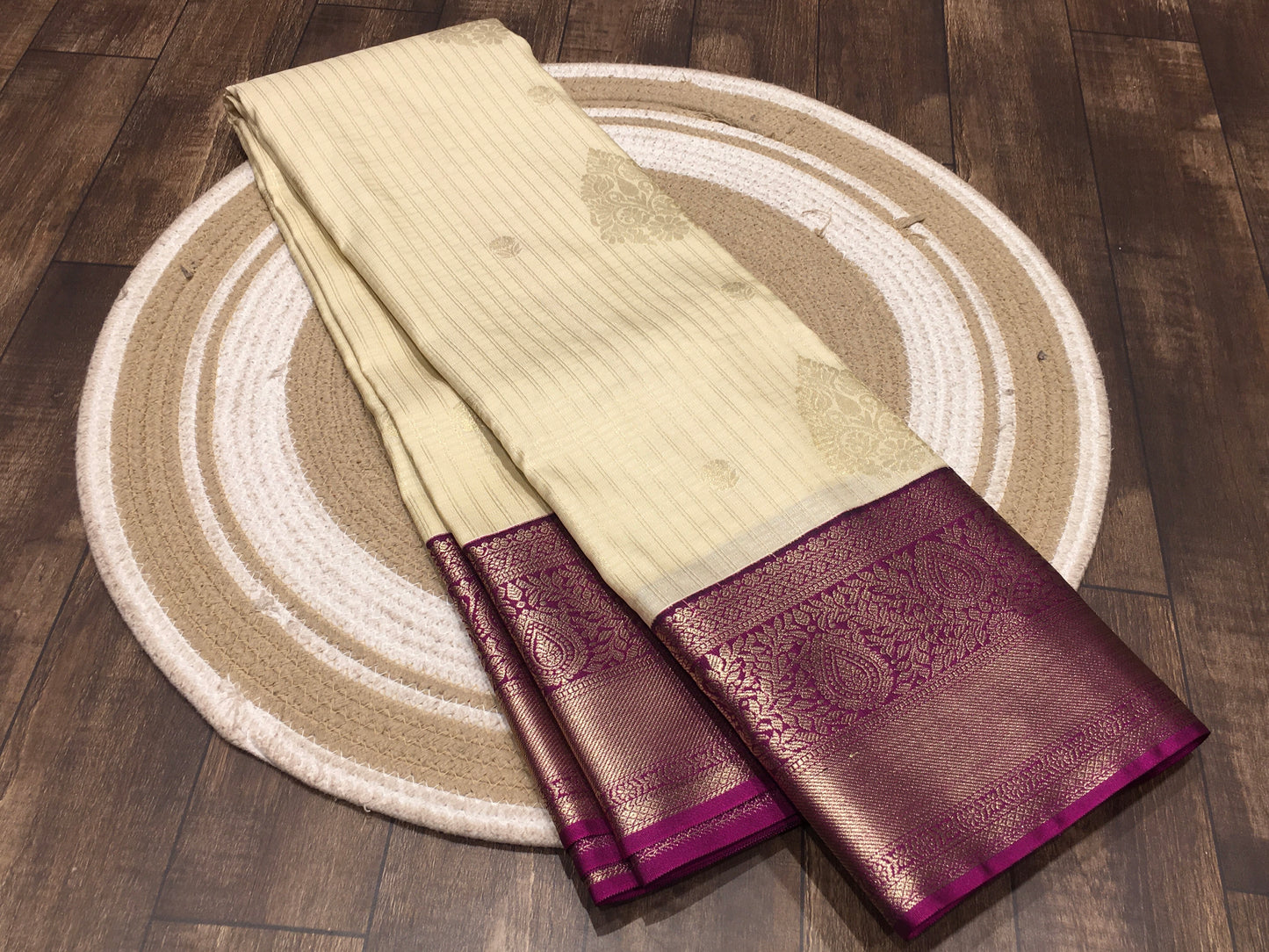 Semi Kanchipuram silk