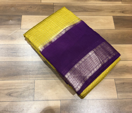 Moonga Crape Saree