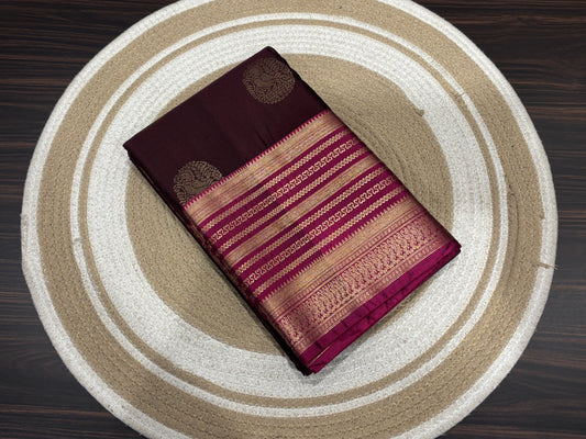 Semi Kanchipuram silk