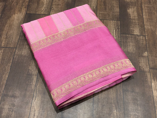 Wrinkle Chiffon Saree