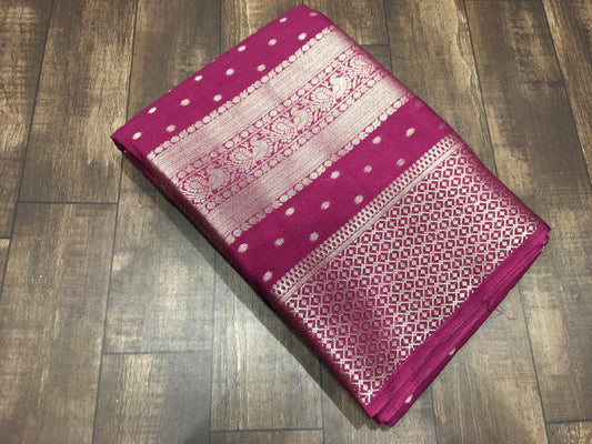 Chiffon Crape Saree