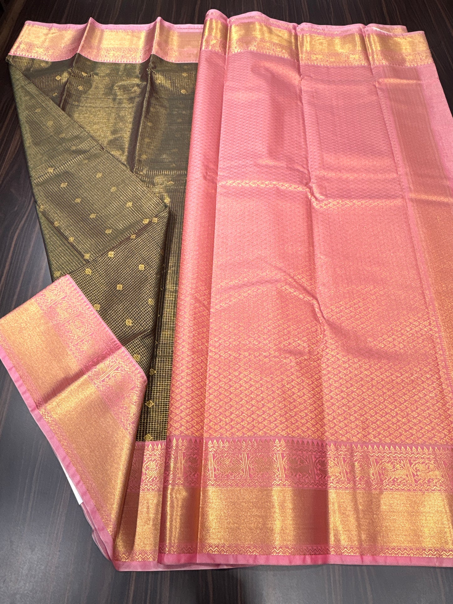 Semi Kanchipuram silk