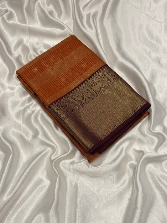 Semi Kanchipuram silk