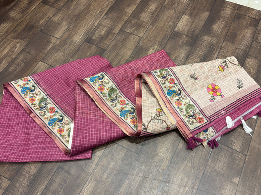 Fancy cotton saree