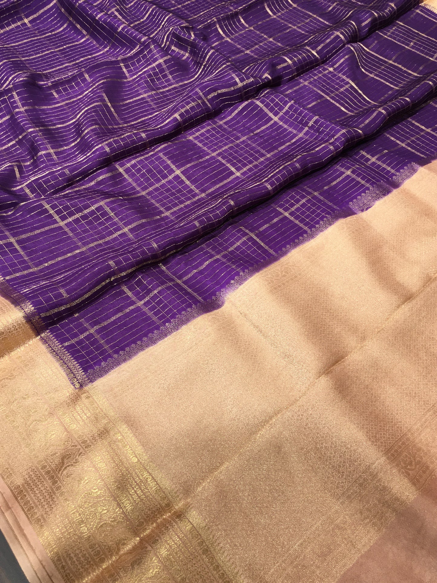 Semi Mysore Crape Silk