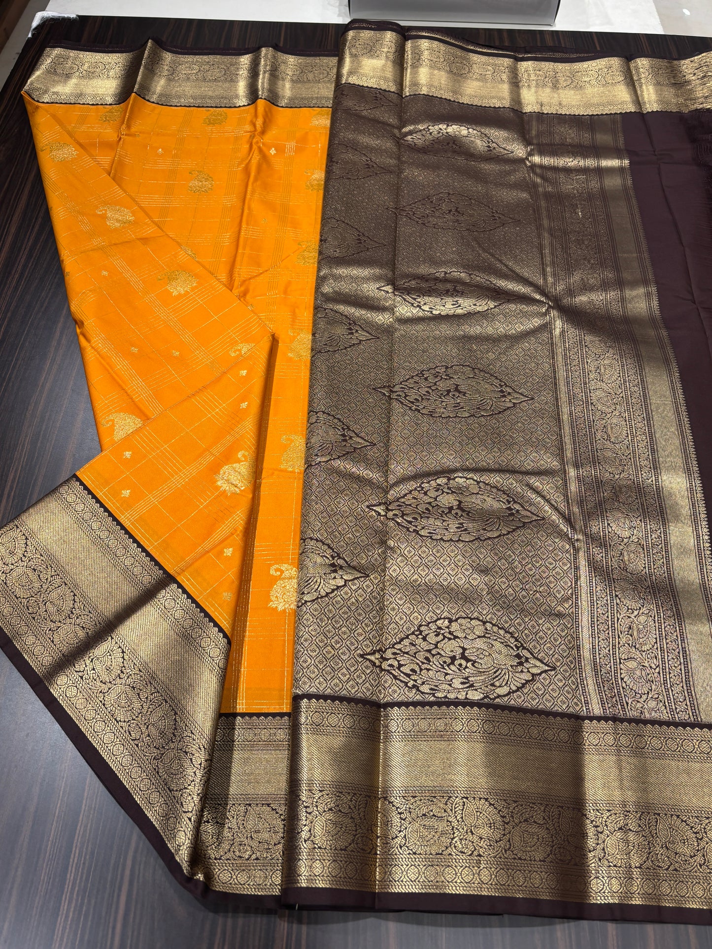 Semi Kanchipuram silk