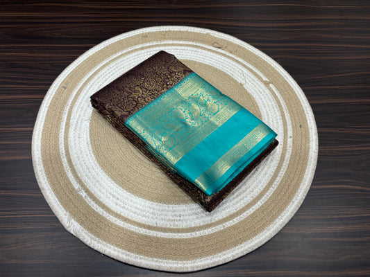 Semi Kanchipuram silk