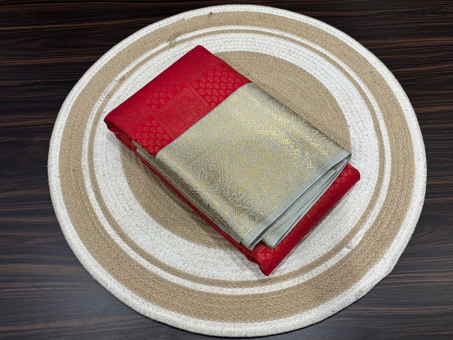 Semi Kanchipuram silk