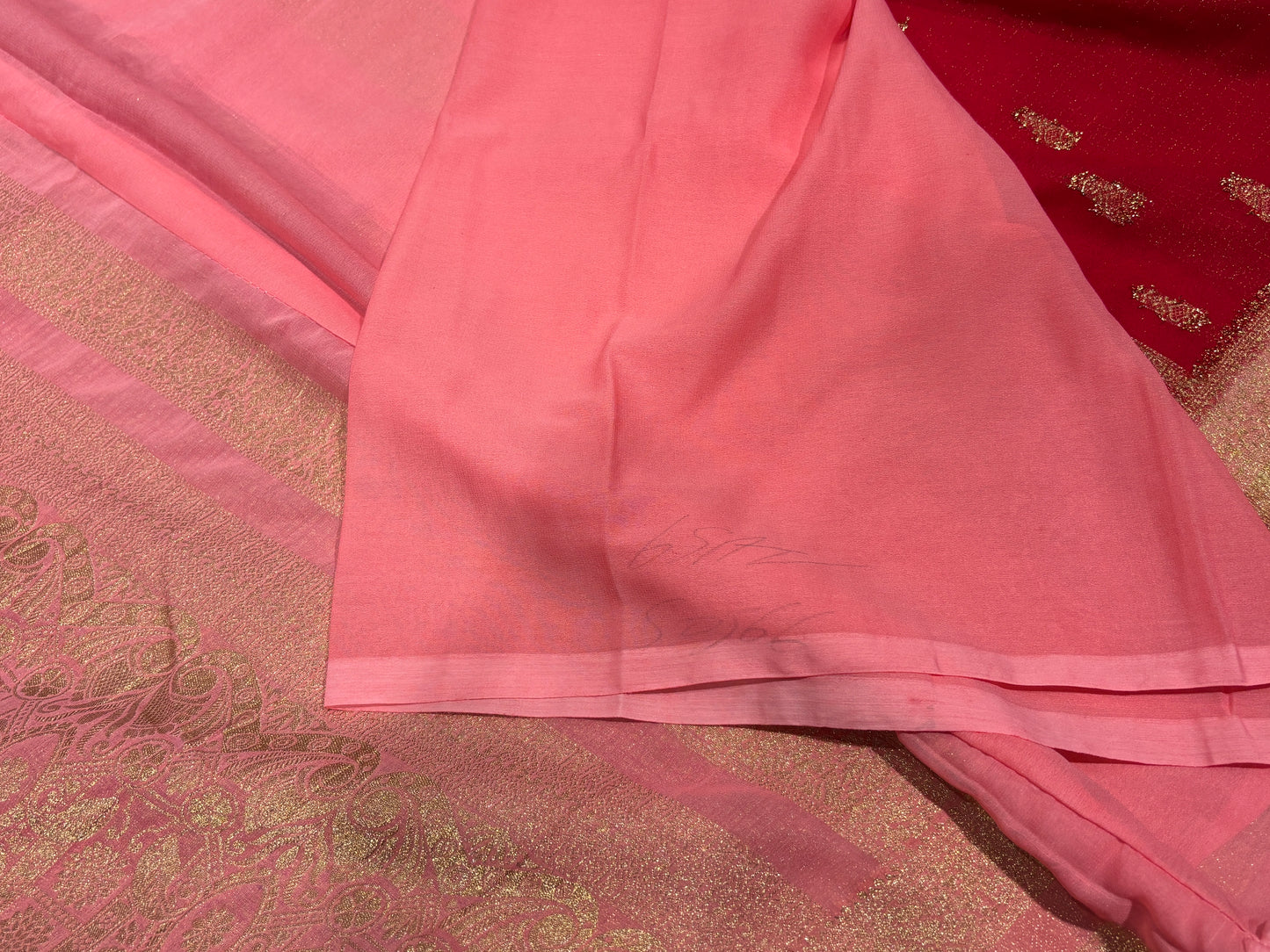 Chiffon georgette saree