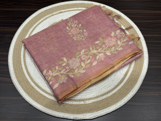 Tissue organza saree