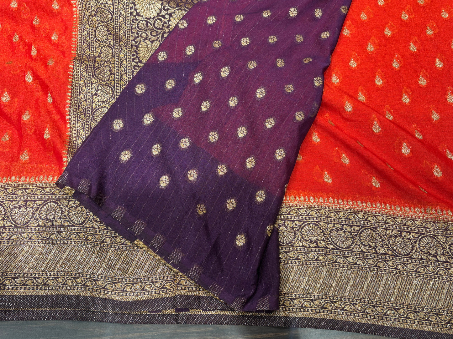 Chiffon georgette saree