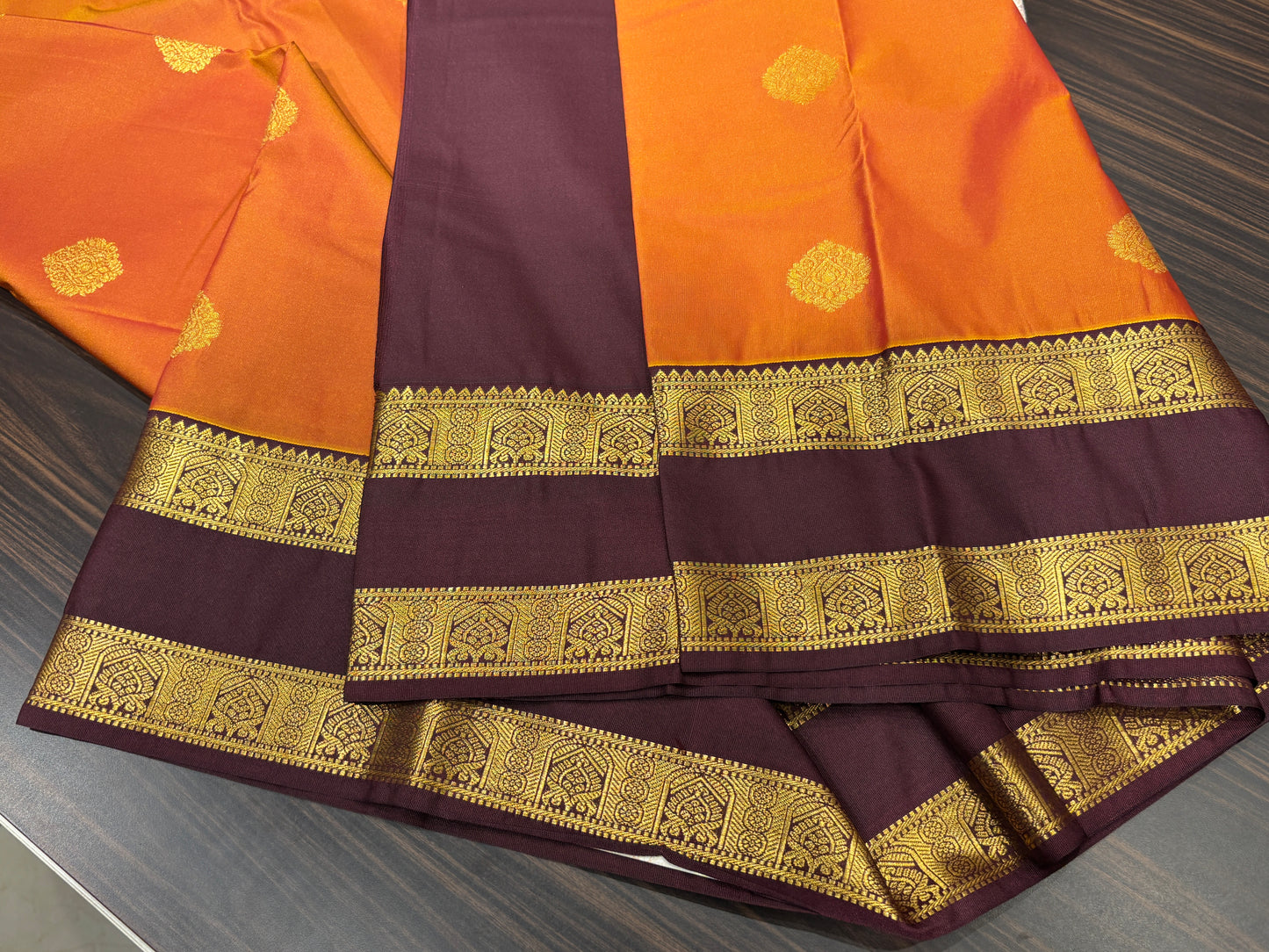 Semi Kanchipuram silk