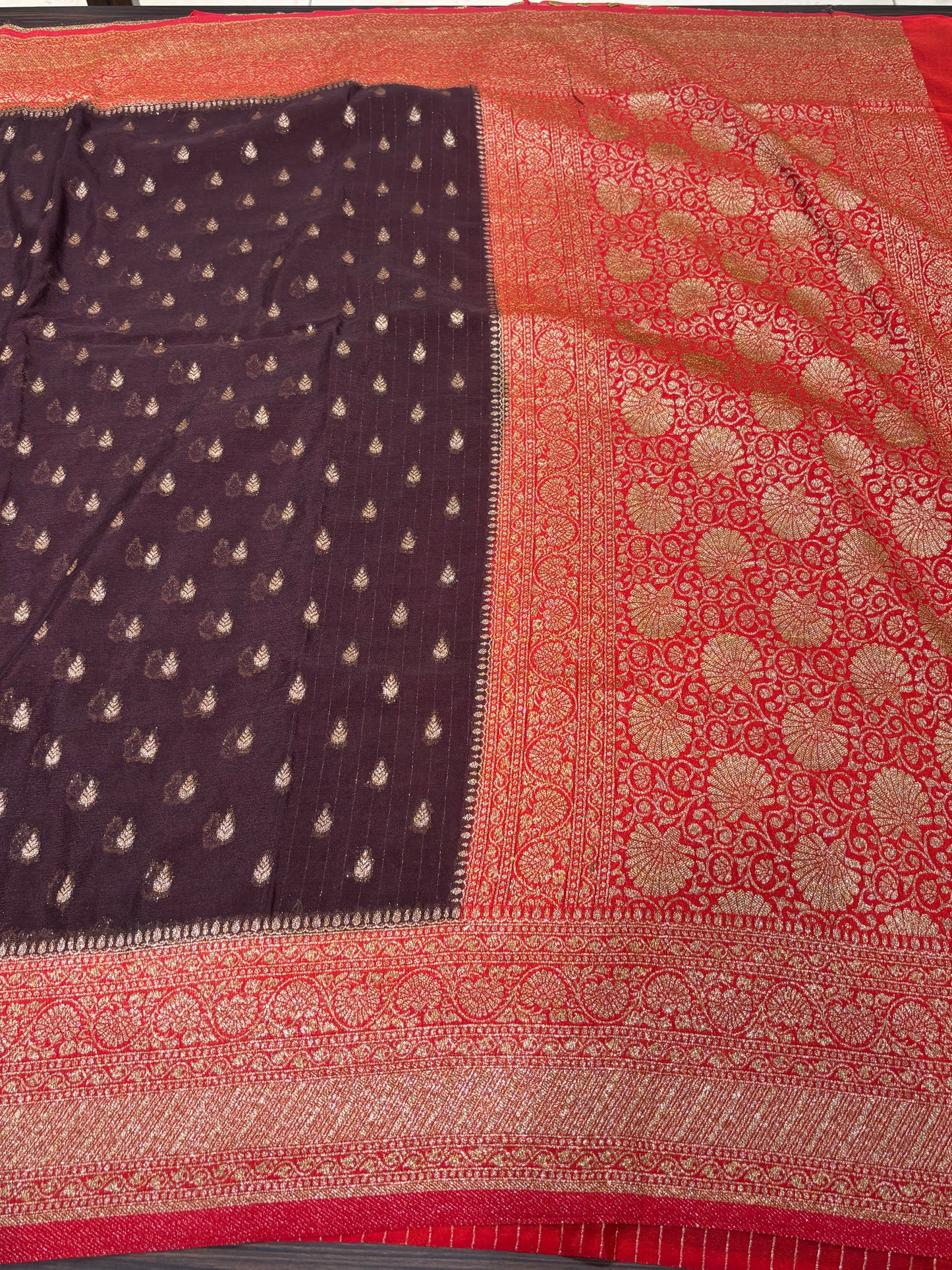 Chiffon georgette saree