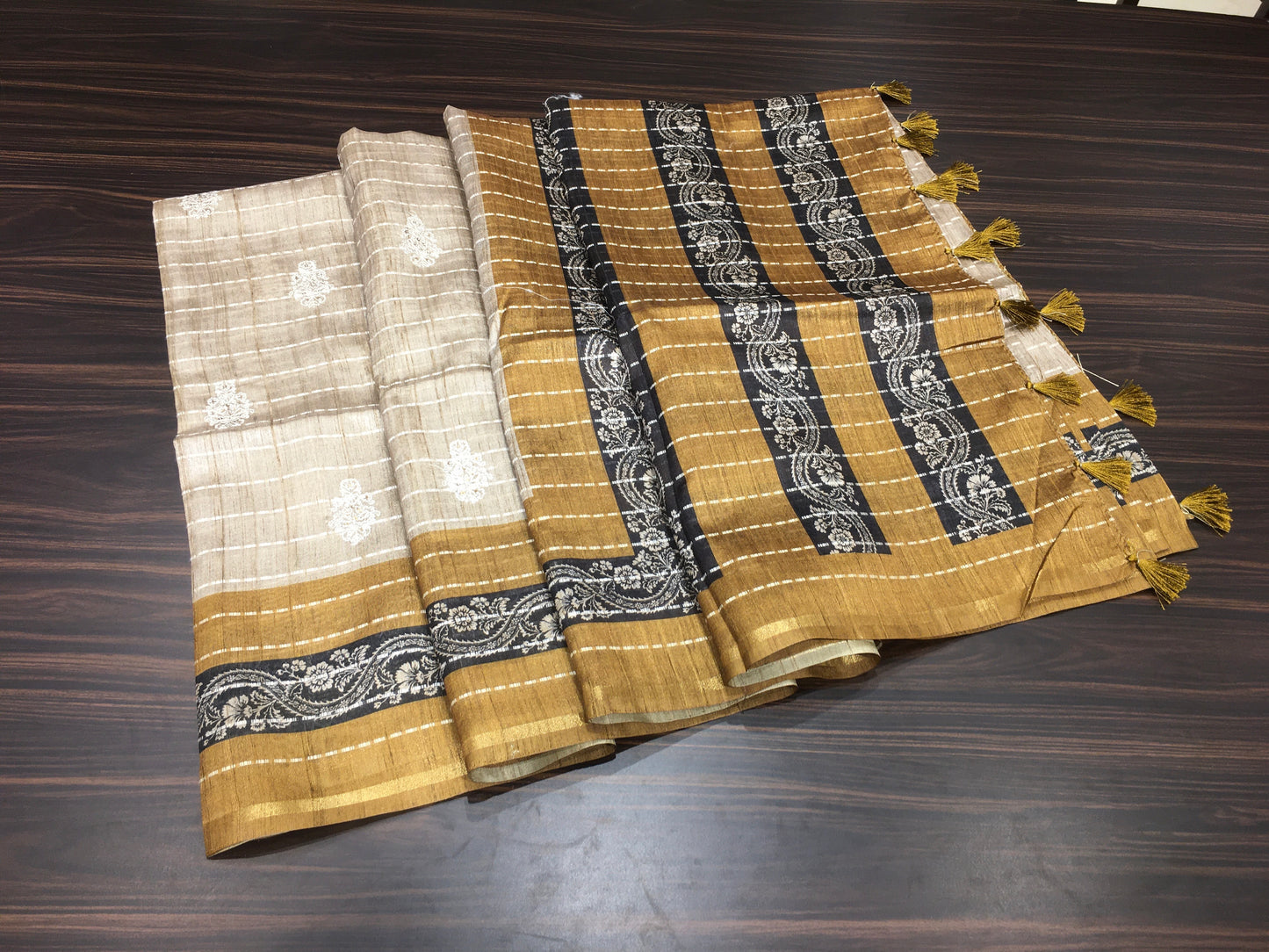Fancy cotton saree