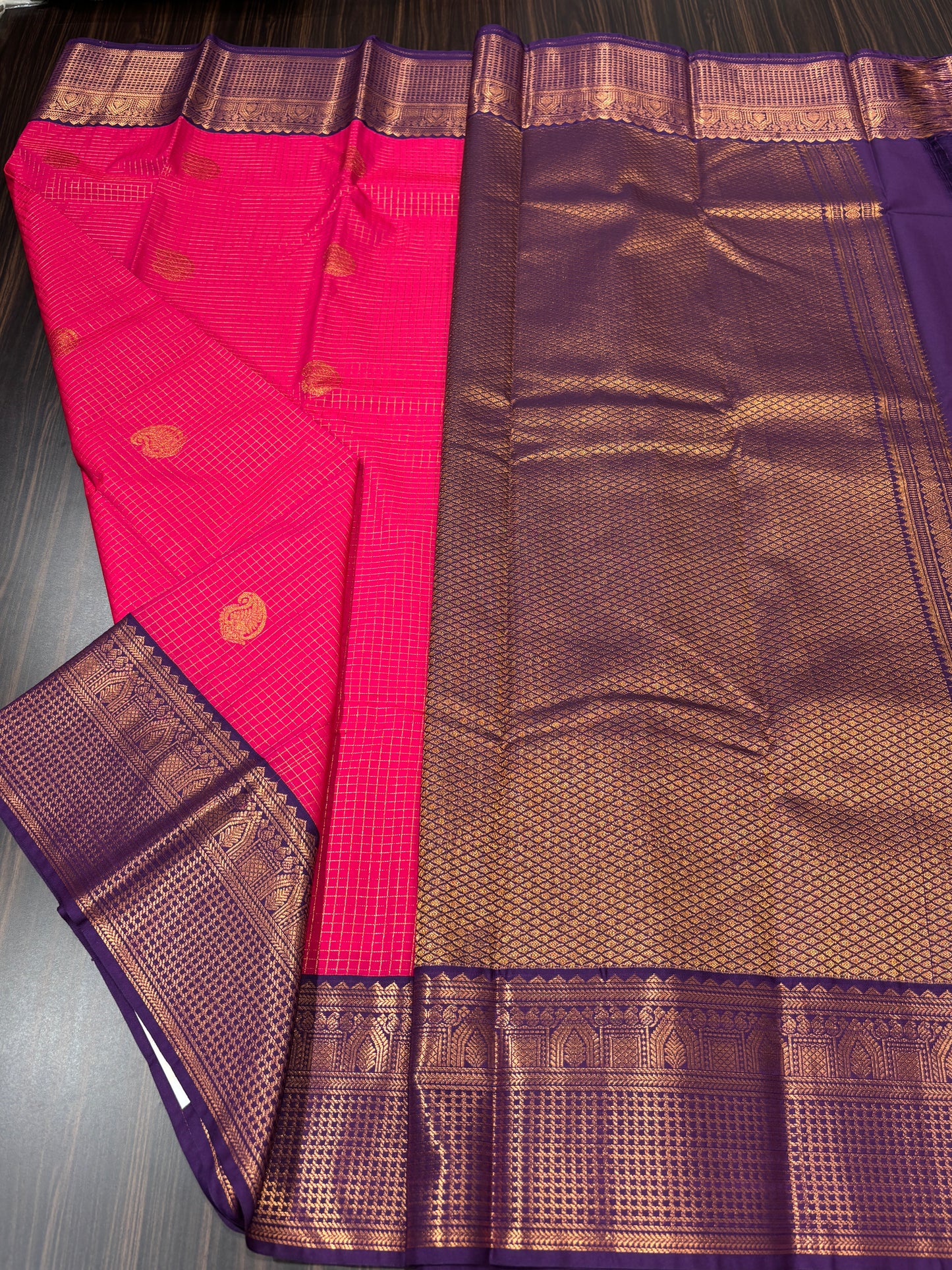 Semi Kanchipuram silk