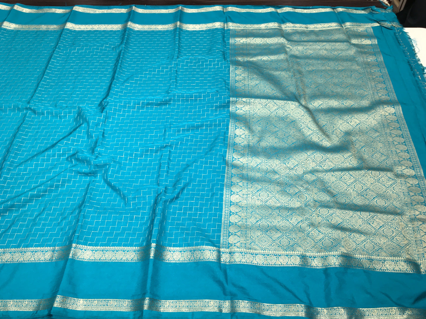 Mysore crape saree