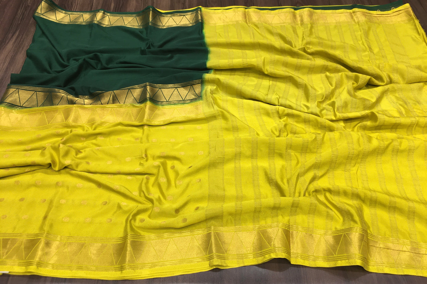Semi Mysore Crape Silk
