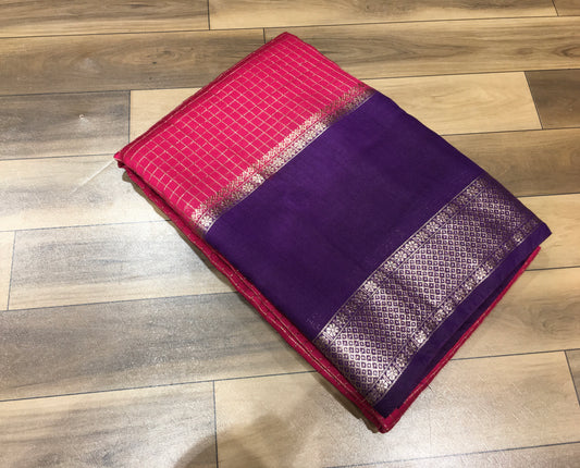Moonga Crape Saree