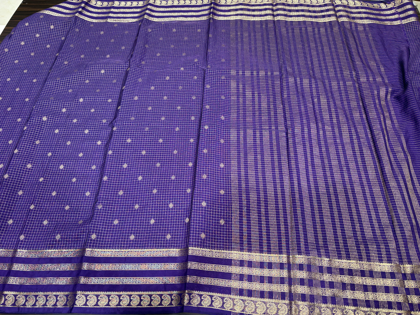 Semi Mysore crape