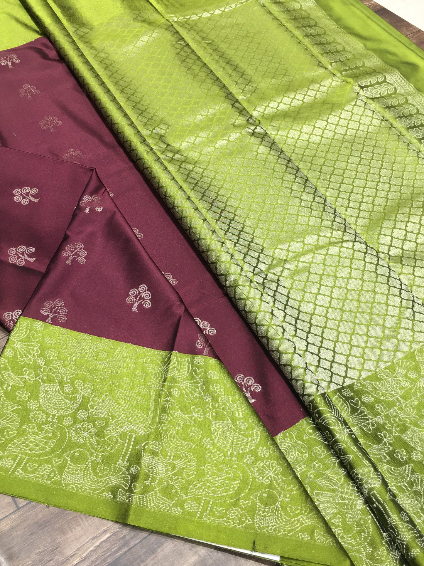 Semi Kanchipuram silk