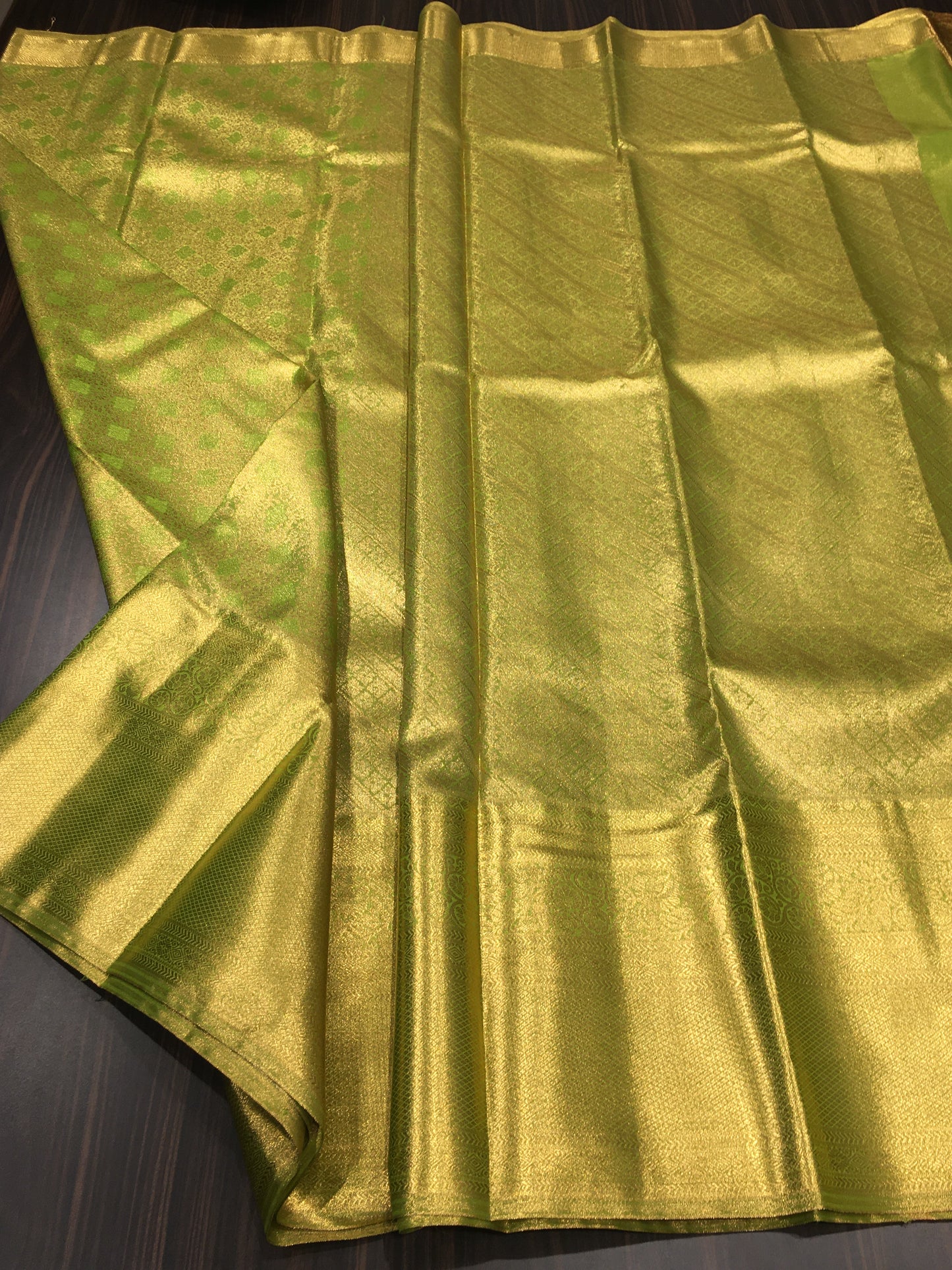 Semi Kanchipuram Tissue silk saree