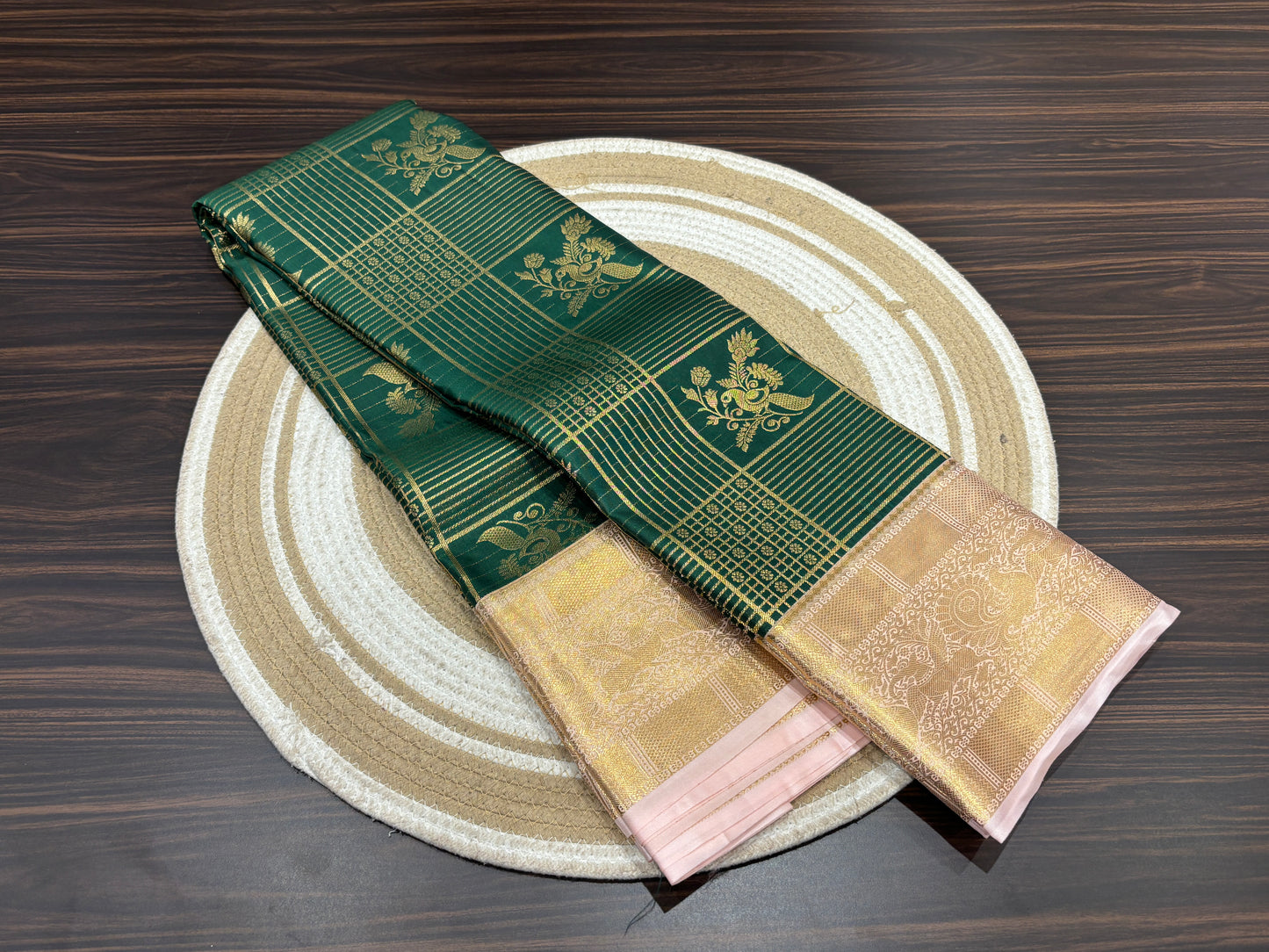 Semi Kanchipuram silk