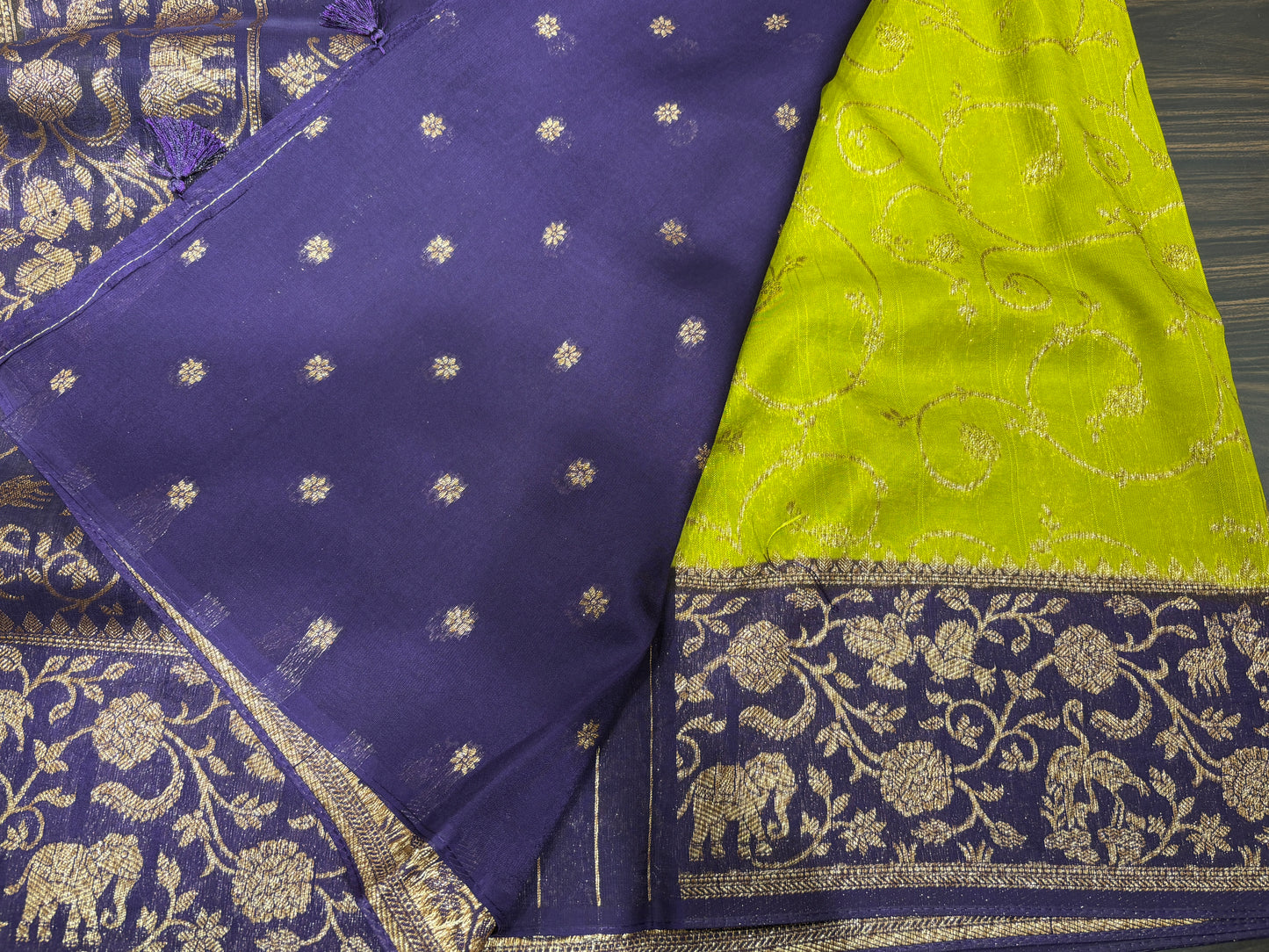 Soft tussar saree