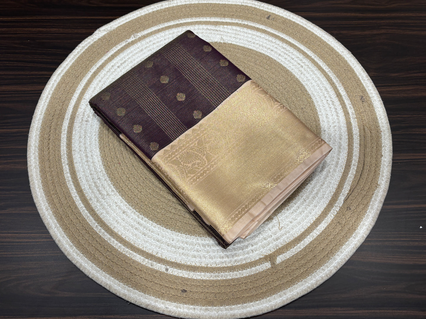 Semi Kanchipuram silk