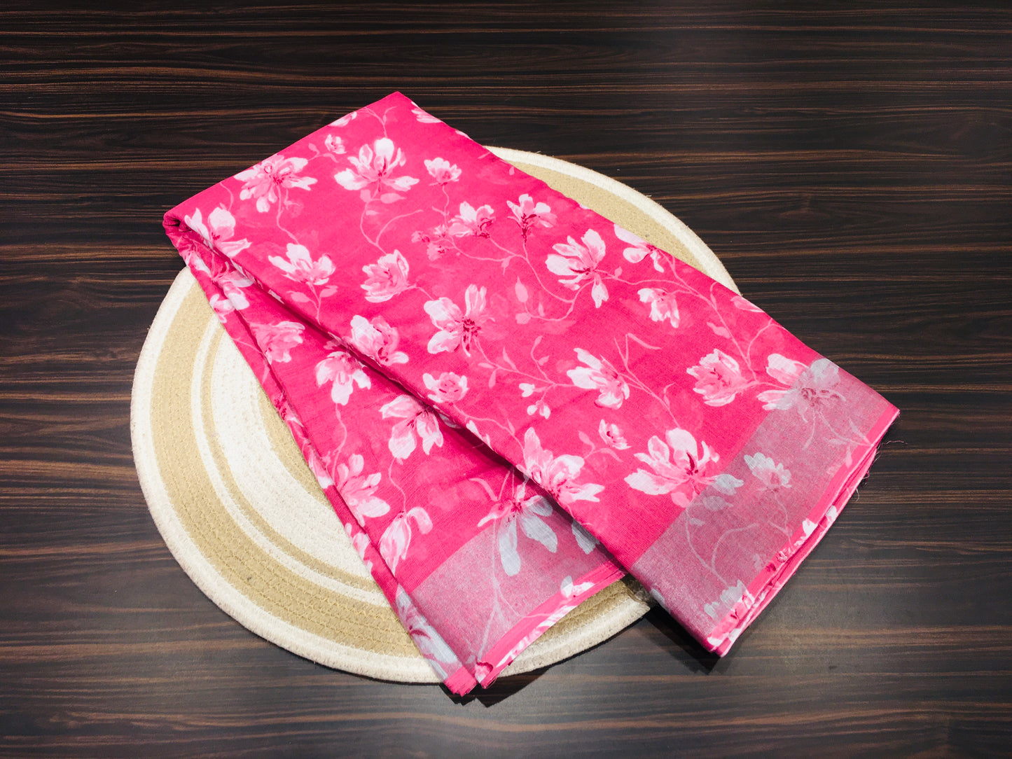 Fancy cotton saree