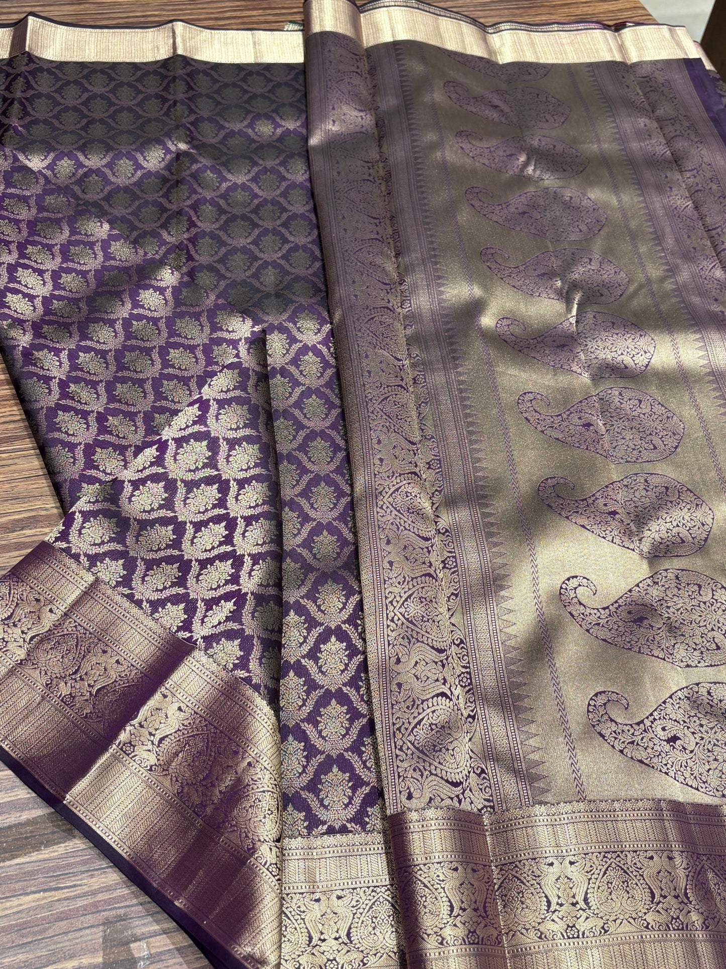 Pure Kanchipuram Broced Silk