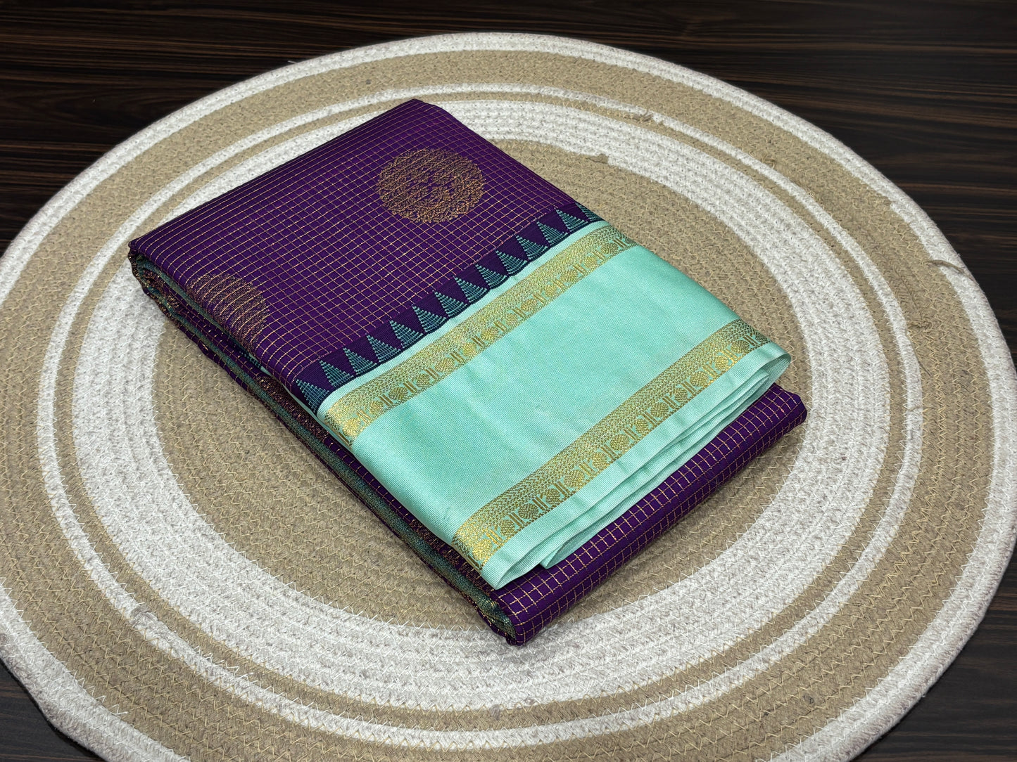 Semi Kanchipuram silk