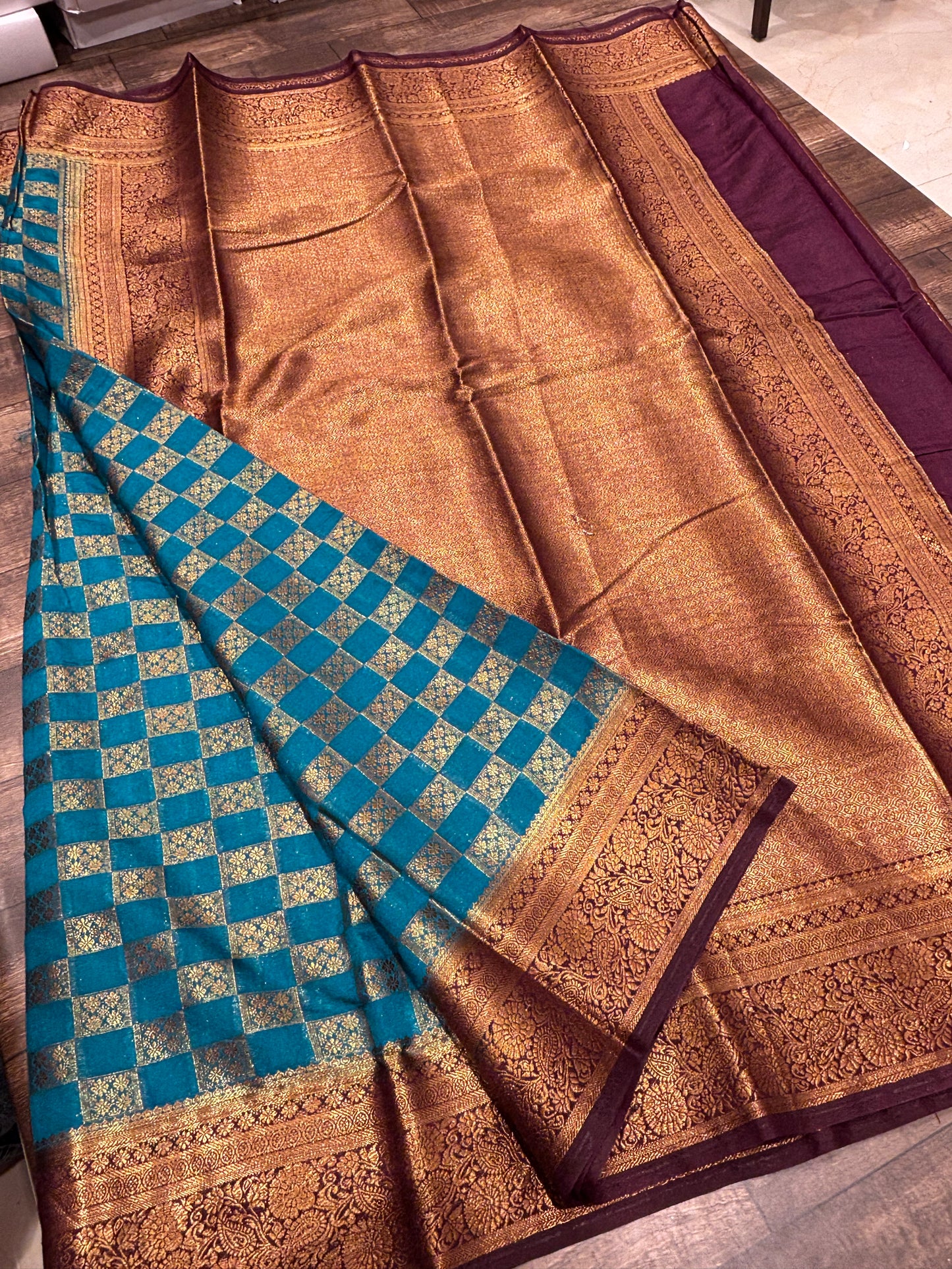 Raw silk saree