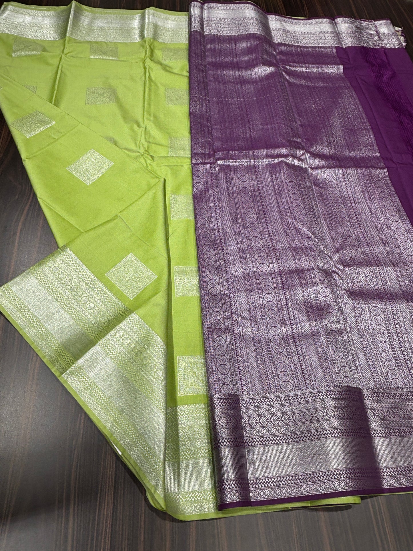 Semi Kanchipuram silk